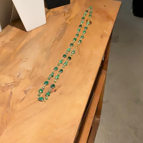Vintage Necklace in green - Picture 3 of 3
